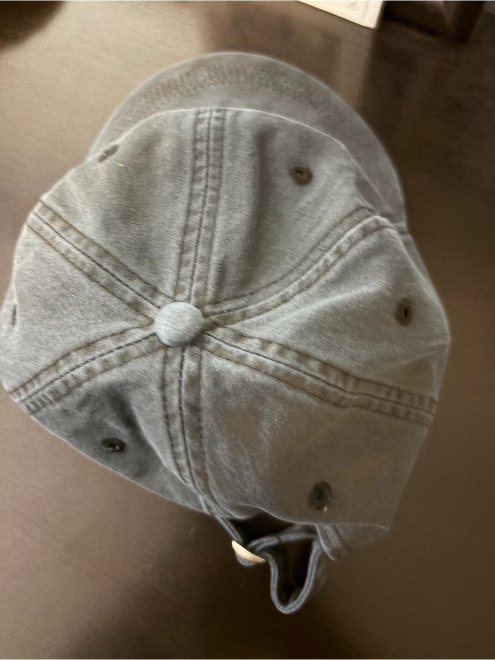 NATURAL LIFE Navy Women’s Baseball Hat with Yellow Smiley - Picture 3 of 6